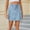 Light Blue, variant on Bwndum Jean Skirts for Women Vintage A-line Wrap Skirts Denim Mini Skirts with Pockets- Light Blue 4