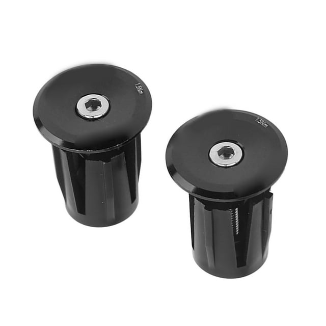 Bike Grip Plug, Handlebar Plug Wear Resistant Small Compact For Road Bikes Black