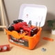 thumbnail image 3 of 1 Juego de caja de herramientas de juego, juego de simulación, juego de construcción, juguetes para niños, taladro eléctrico, martillo, destornillador con caja, 3 of 6
