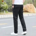 thumbnail image 2 of Pantalones casuales de oficina de negocios delgados para hombres, pantalones holgados de verano de poliéster con estilo, precio bajo, ajuste regular, talla grande, moda 2024, 2 of 4
