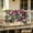 Purple & Fuchsia Rose, variant on Expandable Fence Privacy Screen for Balcony Patio Outdoor with Artificial Red & White Rose, Decorative Faux Ivy Willow Fencing Panel,Artificial Hedges (7.87"-78.74" L × 11.02"-15.75" H)