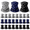 Dark Color, variant on 36 Pack Dark Color Paisley Polyester Bandanas Bulk Neck Gaiter Face Mask