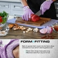thumbnail image 4 of CHUANK Ultra Durable Series Cut Resistant Gloves - Cutting Gloves for Chefs  BBQ and Cooking - Level 5 Protection; Food Grade Safe Cut Proof Gloves - Grey  Medium Size [2-Pack], 4 of 5