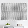thumbnail image 1 of Tropical Tapestry, Artisan Exotic Hibiscus Flowers Fern Leaves Pattern Nature Plant Picture Art, Fabric Wall Hanging Decor for Bedroom Living Room Dorm, 2 Sizes, Grey and White, by Ambesonne, 1 of 1