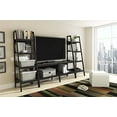 thumbnail image 5 of Ameriwood Home Lawrence 4 Shelf Ladder Bookcase Bundle, Black, 5 of 5