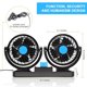 thumbnail image 5 of sweethay Ventilador de doble cabeza para automóvil, 12V, rotación de 360 ​​grados, soporte para tablero, ventilador de refrigeración Automoción decorativa y accesorios, 5 of 6