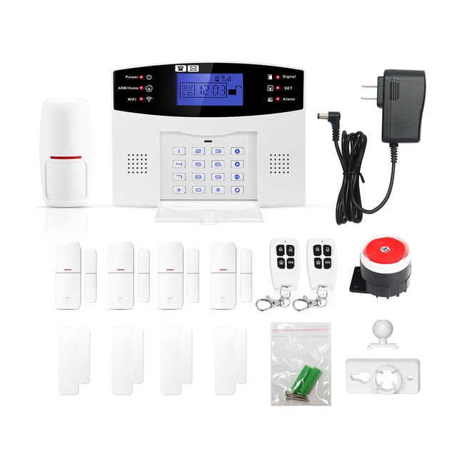 Alarme de Porte et de Fenêtre, Porte et Fenêtre Porte Fenêtre Alarme Porte / Fenêtre Kit Alarme Automatique à Distance Automatique Numérotation Porte / Fenêtre Télécommande - et Porte / Fenêtre Kit d'Alarme Alarme Dazzduo Kit de Porte avec Porte Automatique Kit