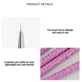 thumbnail image 4 of Pincel delineador para decoración de uñas, pinceles para hacer rayas con pintura en gel UV para trazos cortos, detalles, difuminados y líneas alargadas, 4 of 5