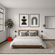 thumbnail image 1 of Cama con cabecera matrimonial Essi, Atlas del Descanso color Nogal, 1 of 1