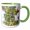 Green/White, variant on 3drose, Grapes Closeup., 11oz Mug