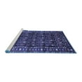 thumbnail image 2 of Ahgly Company Machine Washable Indoor Rectangle Persian Blue Traditional Area Rugs, 5' x 8', 2 of 4