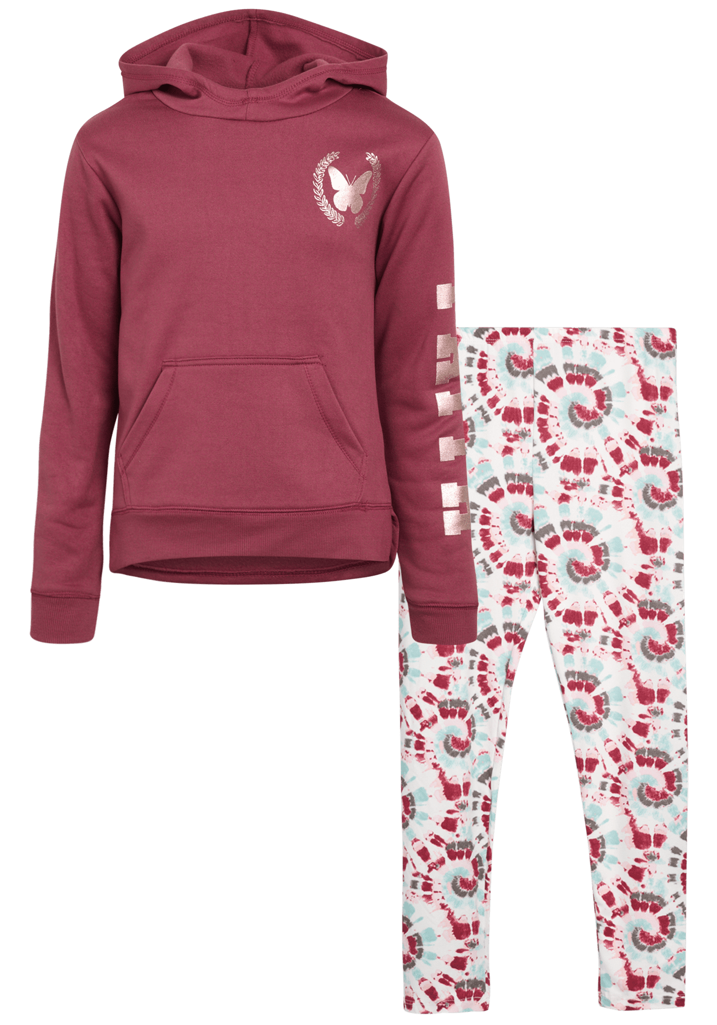 Instagirl Girls' Legging Set 2 Piece Fleece Hoodie and Leggings Kids Clothing Set (Size 712