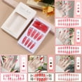 thumbnail image 2 of RYRDWP Ongles Portables en Gros Longs Trapèze Blush Art des Ongles Portable, 2 of 8