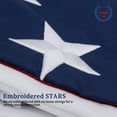 thumbnail image 4 of American Flag 6x10Ft US Flag- Heavy-w/ Embroidered Stars & Sewn Stripes - Deluxe Fast-Dry, All-Weather USA Flag For Outdoors & Indoors, 4 of 6