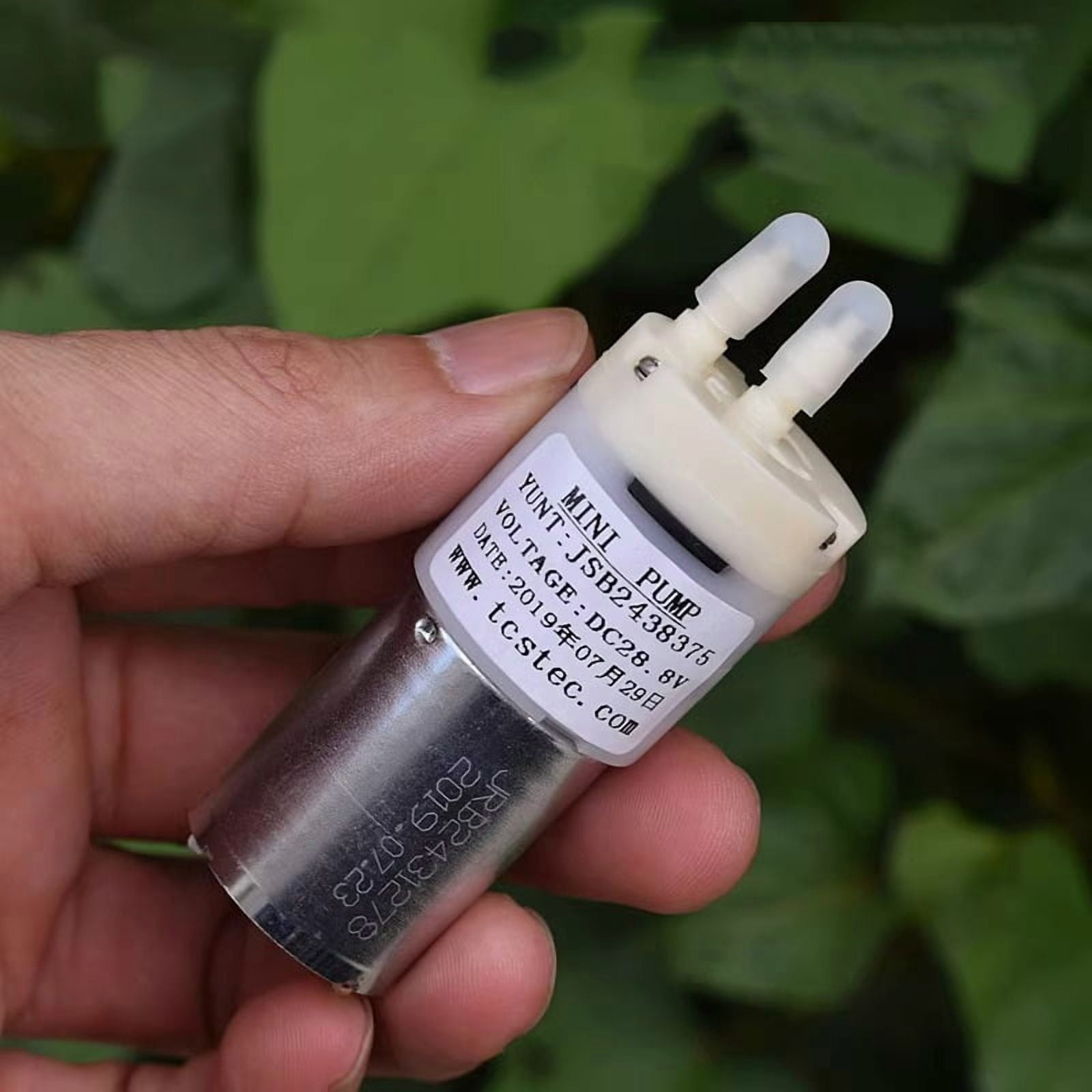 JSB2438 Mini 370 Air Water Pump DC 24V-30V Small Diaphragm Vacuum Negative Pressure Water Pump For Experimental Sampling Pump