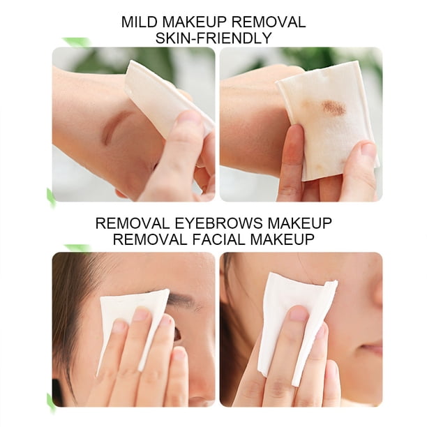 Toallitas De Limpieza Facial Para Eliminación De Cosméticos, Toalla De Algodón Para Maquillaje, 150 Unidades Por Caja