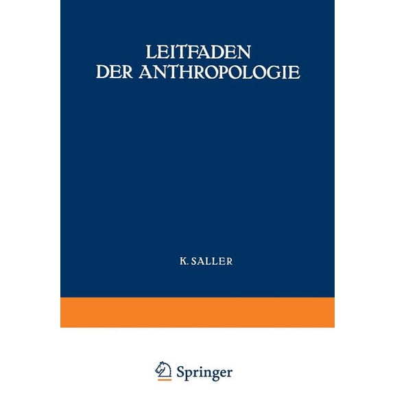 Leitfaden Der Anthropologie, (Paperback)