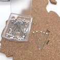 thumbnail image 2 of Alfiletero magnético con cajón – Turquesa – Potente soporte magnético para alfileres de costura – 50 alfileres con cabeza de cristal incluidos – Cesta elegante para alfileres, clips y tornillos, 2 of 4