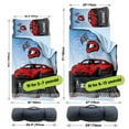 thumbnail image 6 of AOLOA Personalized Toddler Nap Mat, Race Car Theme with Fast Sports Cars and Checkered Flags, Custom Name Sleeping Bag Blanket for Boys and Girls, Perfect for Preschool, Daycare, Home & Travel, 6 of 8