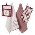 thumbnail image 1 of Kitchen Collection DII Home Sweet Farmhouse - Juego de 4 piezas, color rojo, 1 of 7