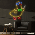 thumbnail image 2 of Glowneon Duck Conductor Neon Sign, Gift for Kids, Duck Wall Decor, 2 of 4