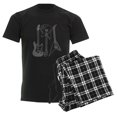thumbnail image 6 of CafePress - Electric Guitars. Men's Dark Pajamas - Men's Dark Loose Fit Cotton Pajama Set, 6 of 7