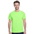 thumbnail image 5 of Jerzees Unisex Work T-Shirt, Dri-Power 50/50 Short Sleeve Shirt, Moisture-Wicking Neon Green Tee, Size XL, 5 of 5