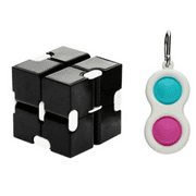 Seyurigaoka Push it Fidget Cube Toy, Anxiety Relief Novelty Accessory