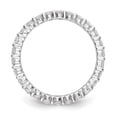 thumbnail image 3 of 14k White Gold Round Cut Diamond Eternity Wedding Band Anniversary Ring Size 5.5 - 1.50 Ct., 3 of 6