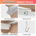 thumbnail image 4 of Aimee Lii 10 x 8.2 Feet Retractable Awning with Easy Opening Manual Crank Handle, Outdoor Awning for Patio, Beige, 4 of 7