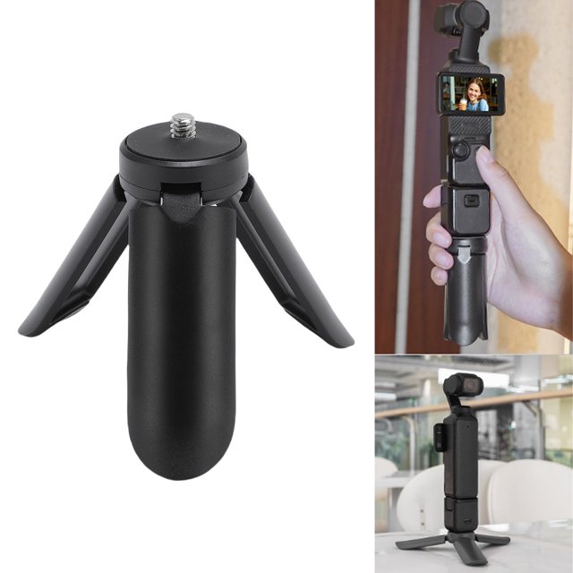 Portable Camera Tripod Stand for 3 for X4 for X5 1/4 Inch Thread Folding Stand Tripod 2.5 KG Strong Load Capacity Black