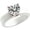 A-Dazzling White, variant on Silicone Rings for Women Halo Heart Cut Solitaire Stackable Promise Engagement Ring 5A CZ Pave Wedding Band Size 5