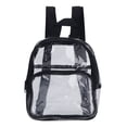 thumbnail image 1 of Mini Transparent Backpack, Widely Applicable Small Clear Backpack Dirt Resistant PVC  For Travel, 1 of 8