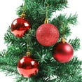 thumbnail image 4 of ADruer 24pcs Christmas Balls Ornaments for Xmas Tree 3.1" Mini Shatterproof Christmas Tree Hanging Ball Hanging Decorations Clearance for Wedding Holiday Party Home Indoor Decor, 4 of 5