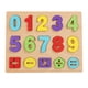 thumbnail image 1 of Alfabeto Número Jigsaw Juego de correspondencias Aprendizaje Aprendizaje Alfabeto Número Habilidades básicas ños de 2 a 4 años M 0-9 Número Sunnimix rompecabezas de madera, 1 of 8