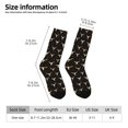 thumbnail image 4 of Goofa Cow Skulls Printed Men's Crew Socks, Soft Durable Breathable Moisture-Wicking with Odor Control Cotton socks, 4 of 9