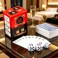 thumbnail image 7 of BESTSKY 2026 New Family Party Card Mahjong Game Set Silent Soft Tiles for Home Travel Team Building Tabletop Entertainment for Family,Travel,Party,Team Building,Game Night, 7 of 7