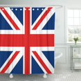 thumbnail image 1 of ABPHQTO Cortina de ducha azul con bandera de la Unión del Reino Unido, área de Gran Bretaña, 152x180 cm ABPHQTO PKNMT60x72Shower-5192, 1 of 2