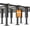7.3-12 inch, variant on Bed Support Legs, Replacement Adjustable Bed Risers, 7.3-12 in Heavy Duty Metal Furniture Feet with Non-Slip Rubber Base for King Queen Slats, Couch, Table, Sofa