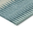 thumbnail image 4 of Addison Rugs Chantille Indoor/Outdoor Transitional Stripes Teal Washable Rectangle Rug, 9' x 12', 4 of 6