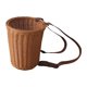 thumbnail image 5 of Mochila con cesta de flores tejida, cesta de picnic portátil para exteriores, organizador de almacenamiento para recoger hojas de té, plantación de, 5 of 8