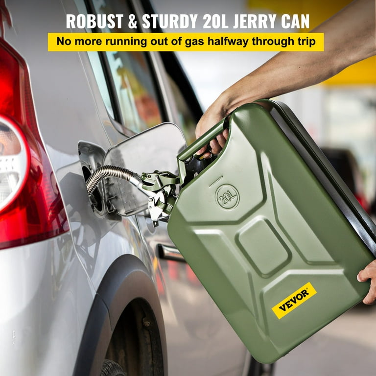 AMiO Plastic fuel can 20L, black - Jerry cans