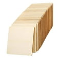 thumbnail image 1 of Piezas de madera de 100 mm, rodajas redondas y cuadradas en blanco para manualidades infantiles. Madera pintada. 30 piezas cuadrado, 1 of 9