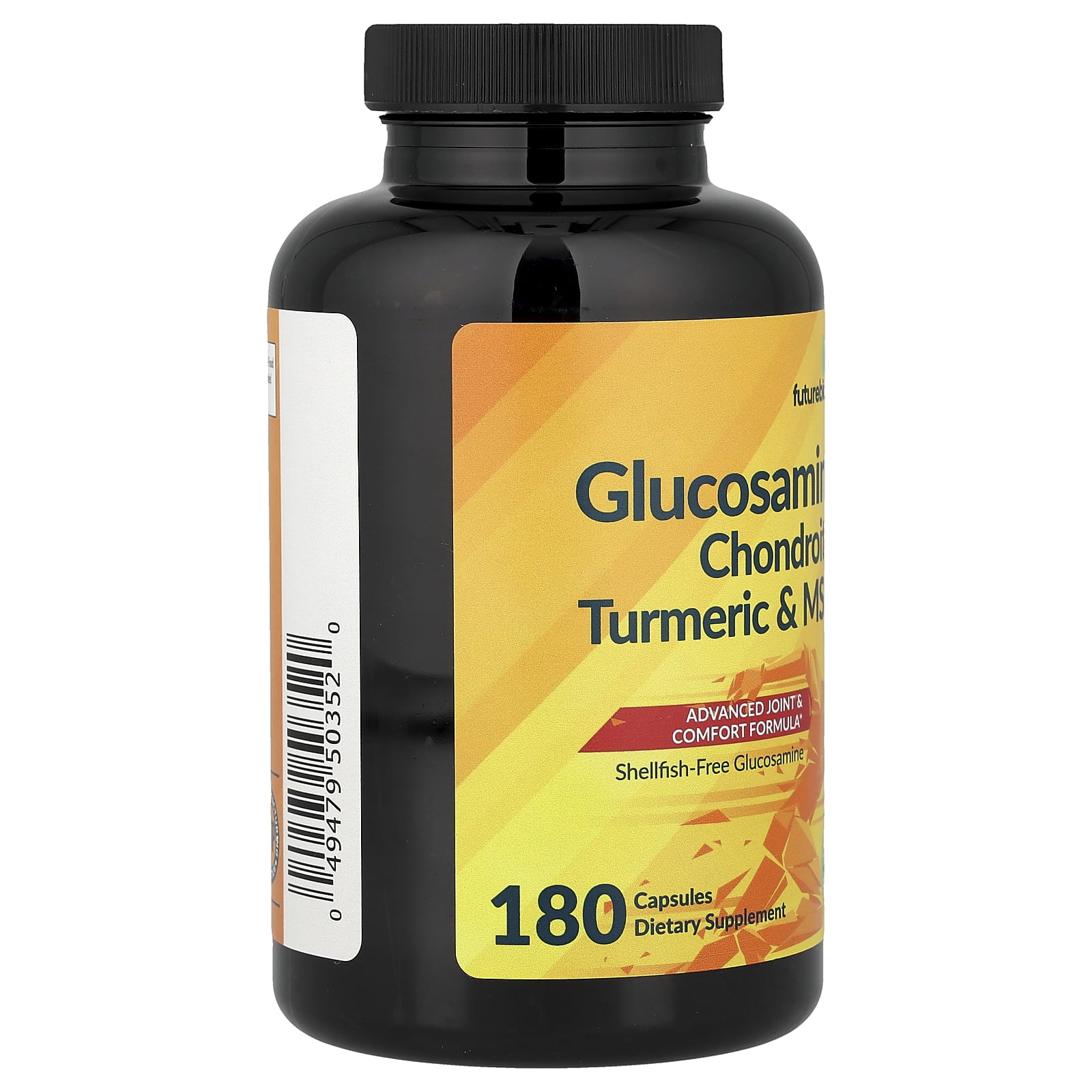 Futurebiotics Glucosamine, Chondroitin, Turmeric & MSM, 180 Capsules