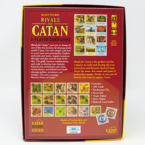 Rivals for CATAN Jeu de Cartes pour 2 Joueurs (Jeu de Base) Jeu de Cartes pour Adultes et Famille Jeu de Cartes Stratégique Jeu de Cartes Aventure 10 Ans et Plus Temps de Jeu Moyen 45 minutes Fabriqué par CATAN Studio