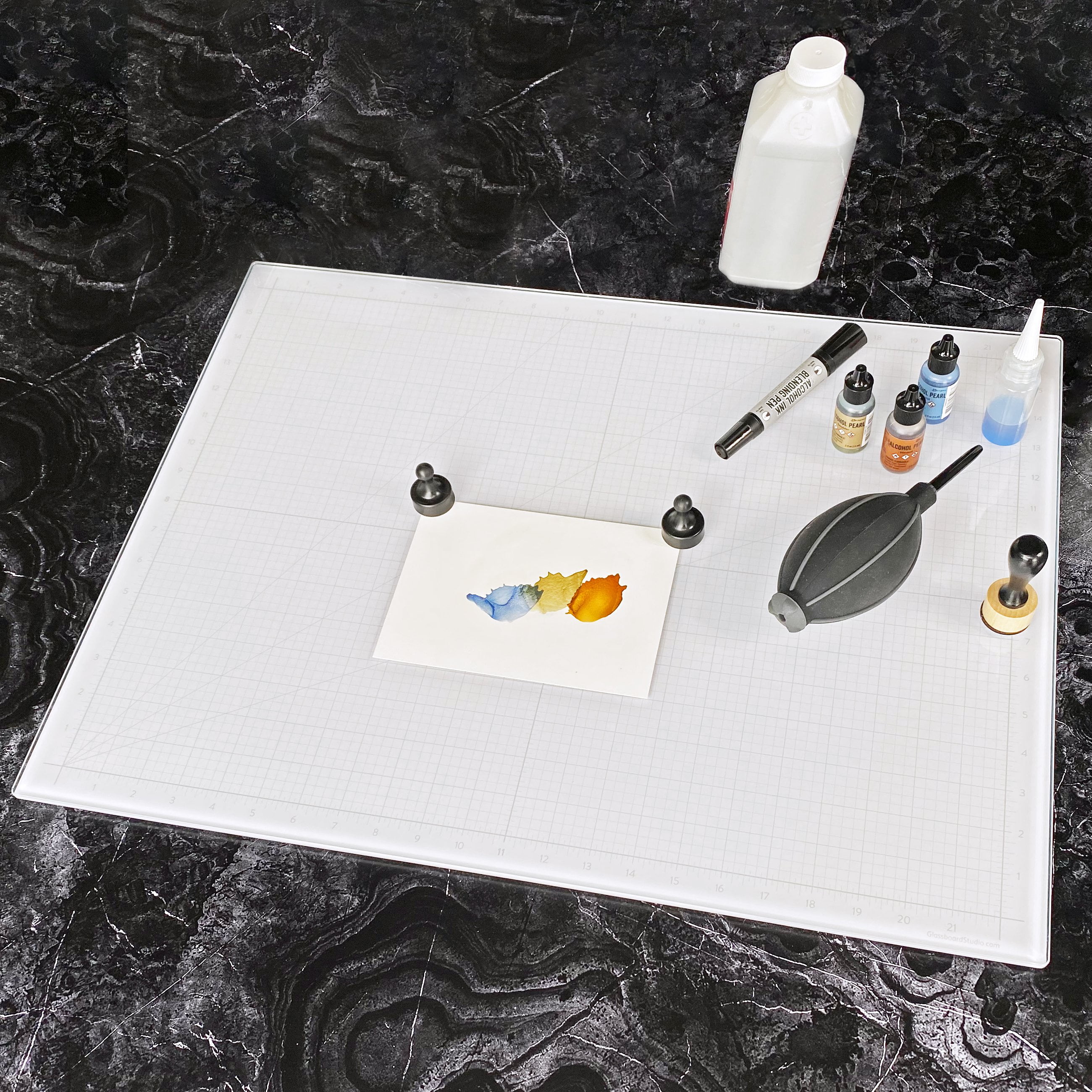 True White Glass Craft Mat