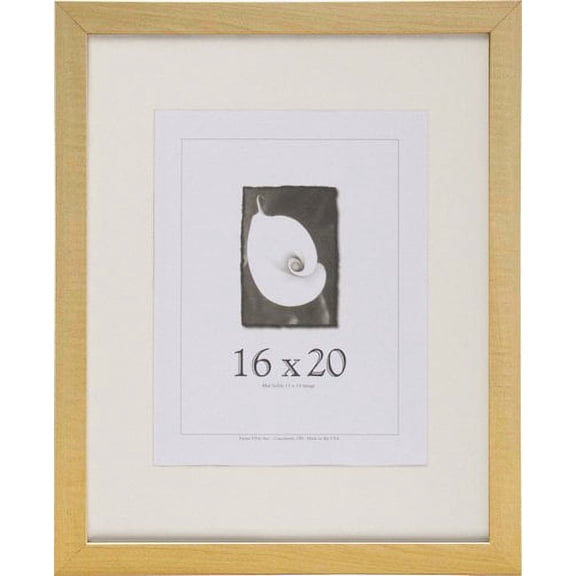 16x20 Wood Picture Frame (American Maple) - Made in the USA