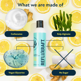 RefluxRaft Lemon Ginger Digestive Support Formula, Alginate for Acid ...