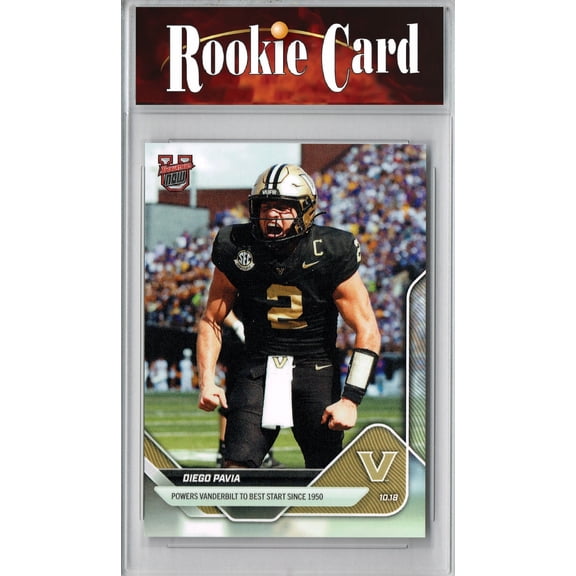 Certified Mint Diego Pavia 2025 Bowman University Now #31 Best Start Since 1950 Rookie Card Vanderbilt