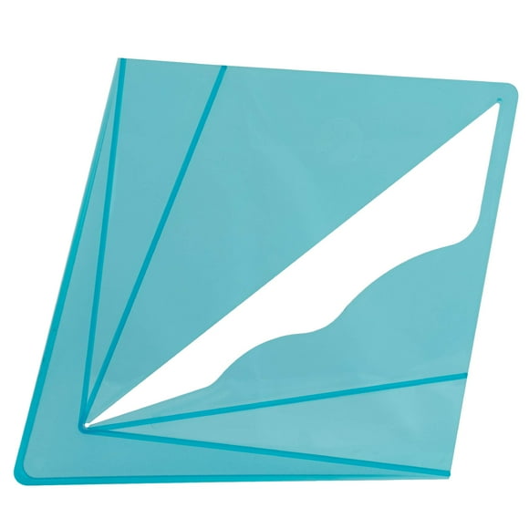 Savannah Blue Transparent Center Finder for 18 inch Square, Round, Octagon and 12-1/2 inch Hexagon Shaped Material Ideal for Woodworkers, Carpenters or Around The Home C40